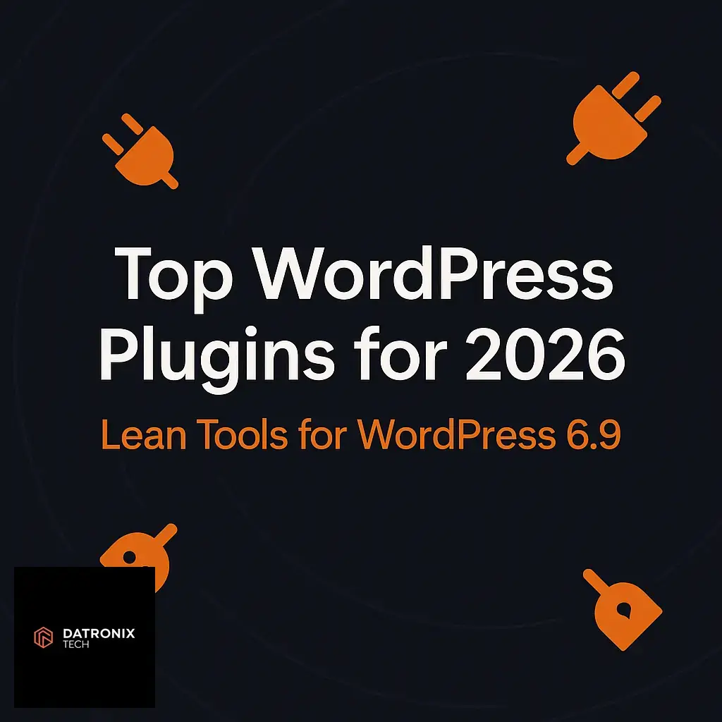 Top WordPress Plugins for 2026: Lean, Purpose‑Built Tools in the WordPress 6.9 Era