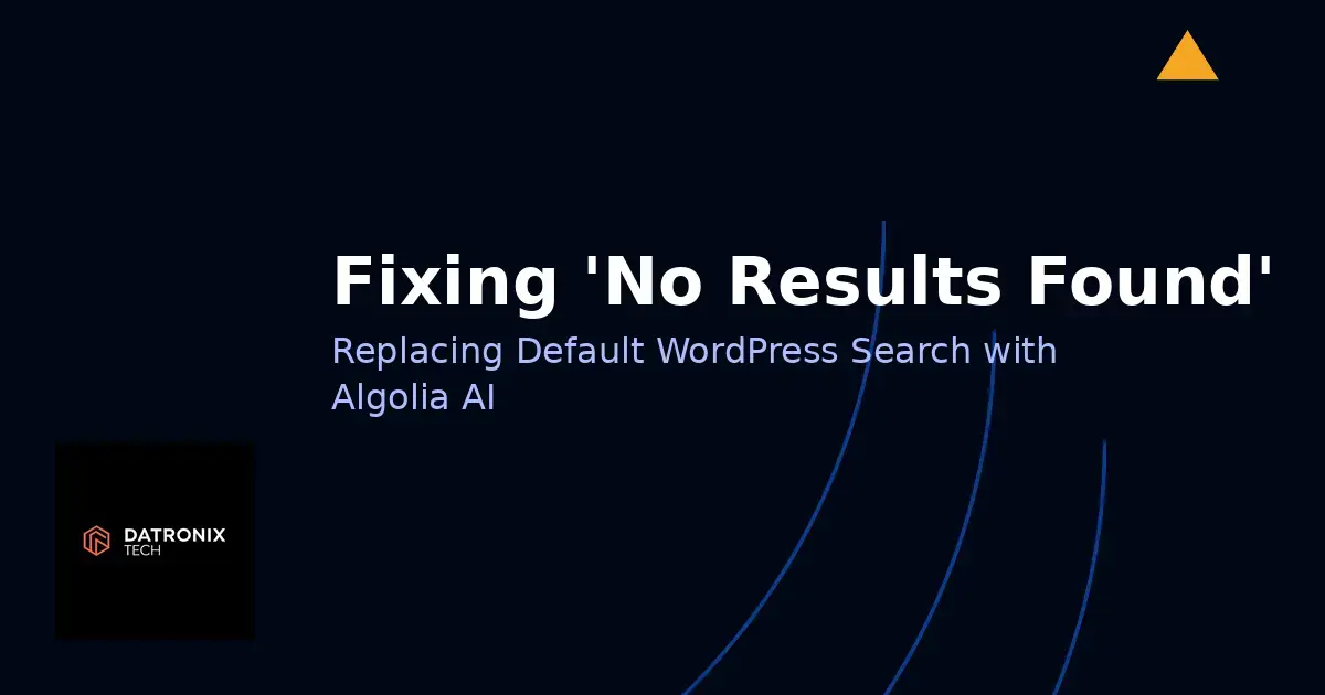 Fixing “No Results Found”: Replacing Default WordPress Search with Algolia AI
