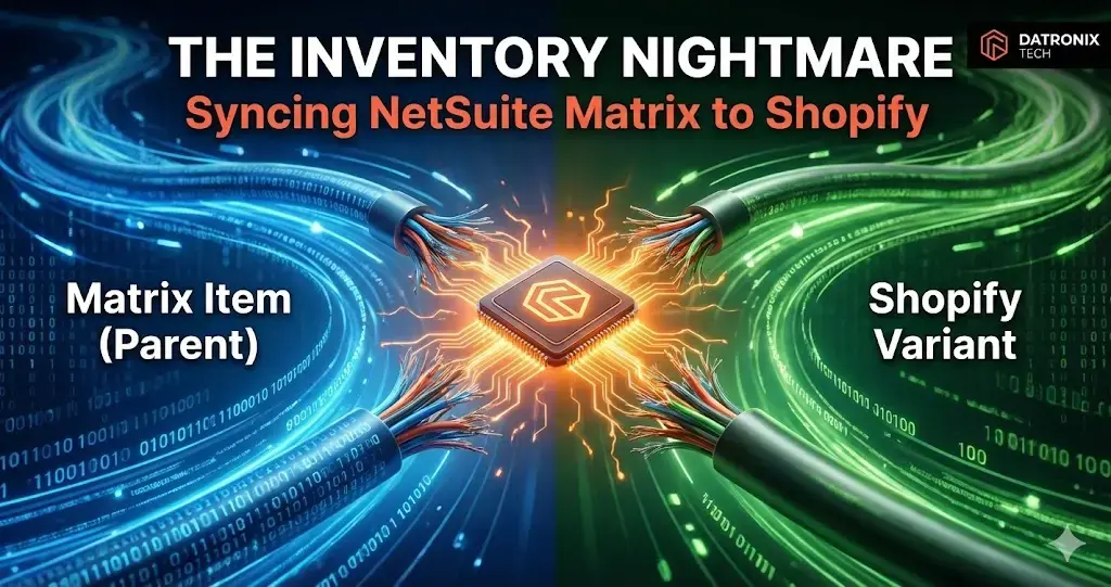 The “Inventory Nightmare”: Syncing NetSuite Matrix Items to Shopify Variants Correctly