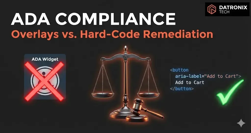 Is Your Shopify Store ADA Compliant? Automated Overlays vs. True Code Remediation