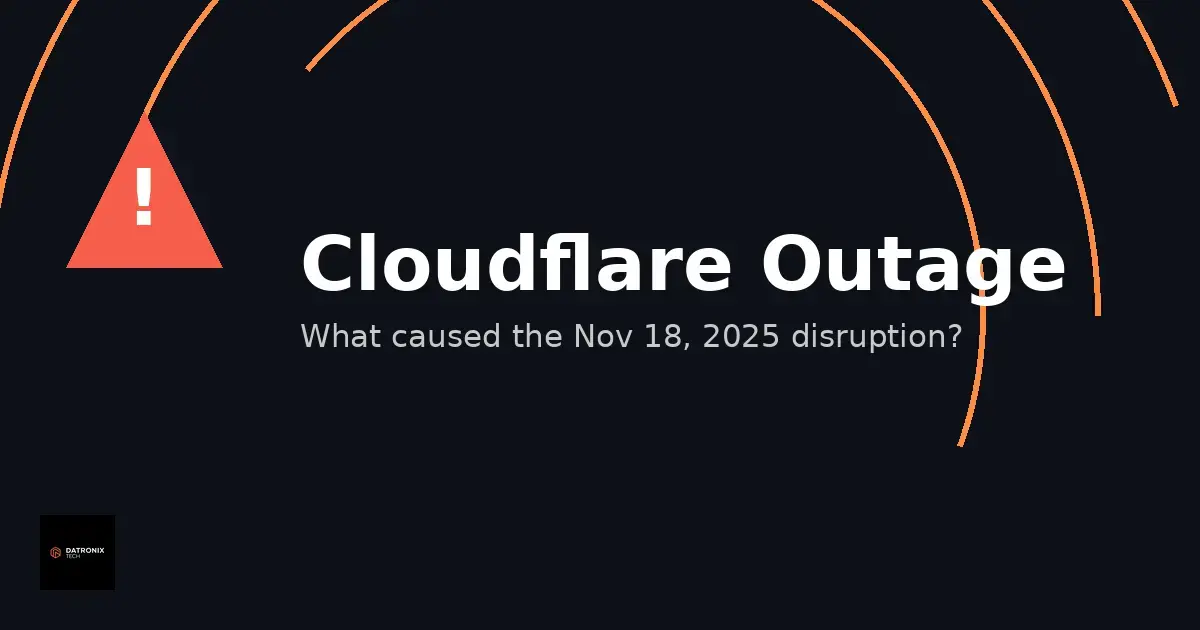 What Caused the Massive Cloudflare Outage?