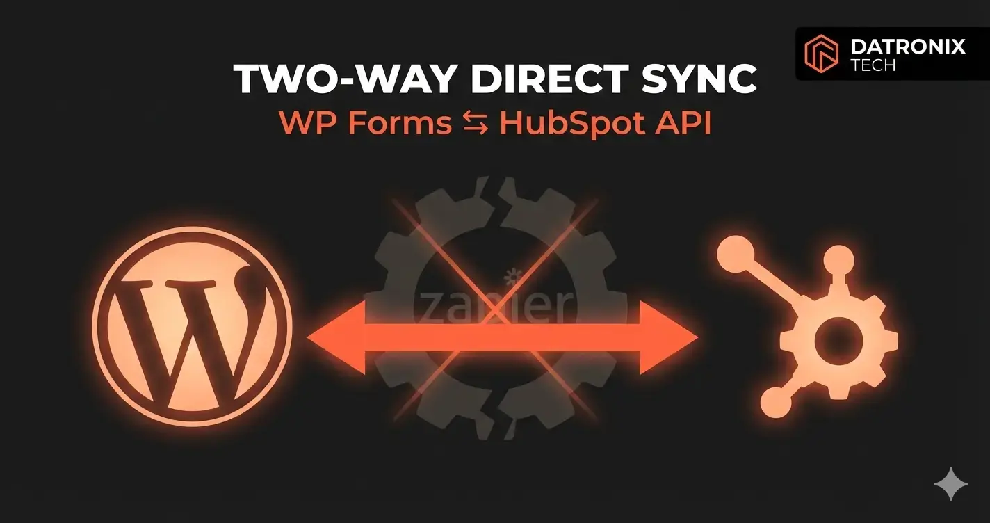 Two-Way Sync: Connecting Custom WordPress Forms to HubSpot Deals Without Zapier