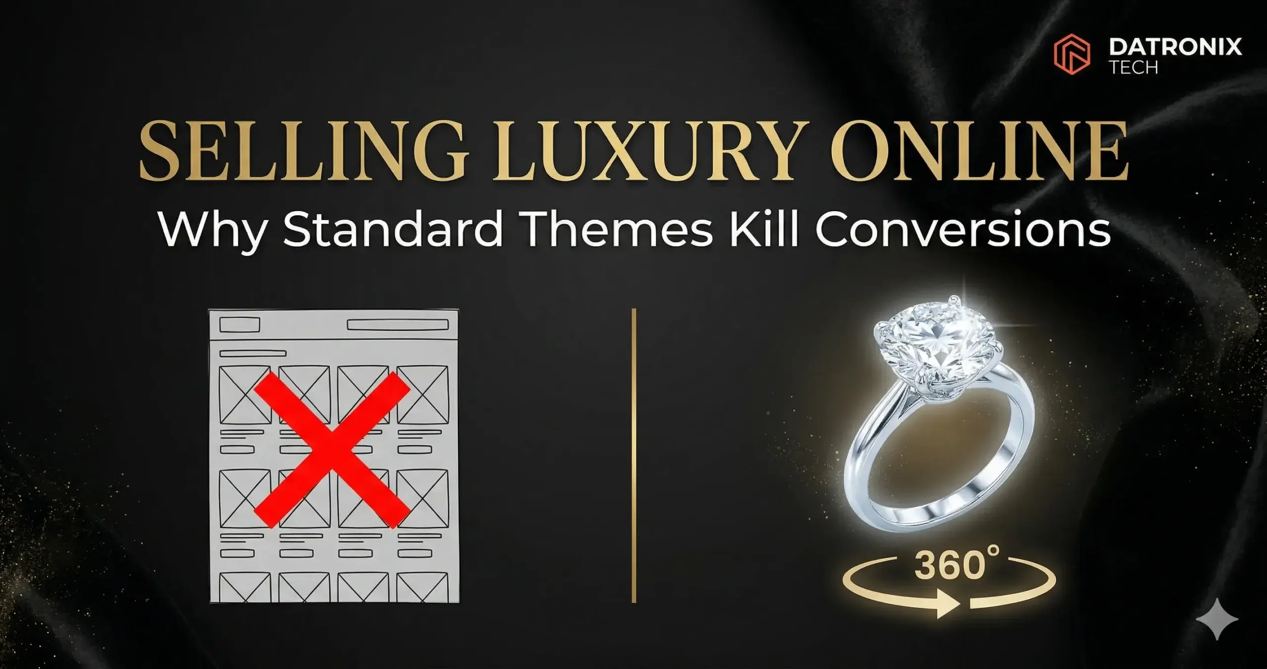 Selling Luxury Online: Why Standard Shopify Themes Kill Jewelry Conversion Rates