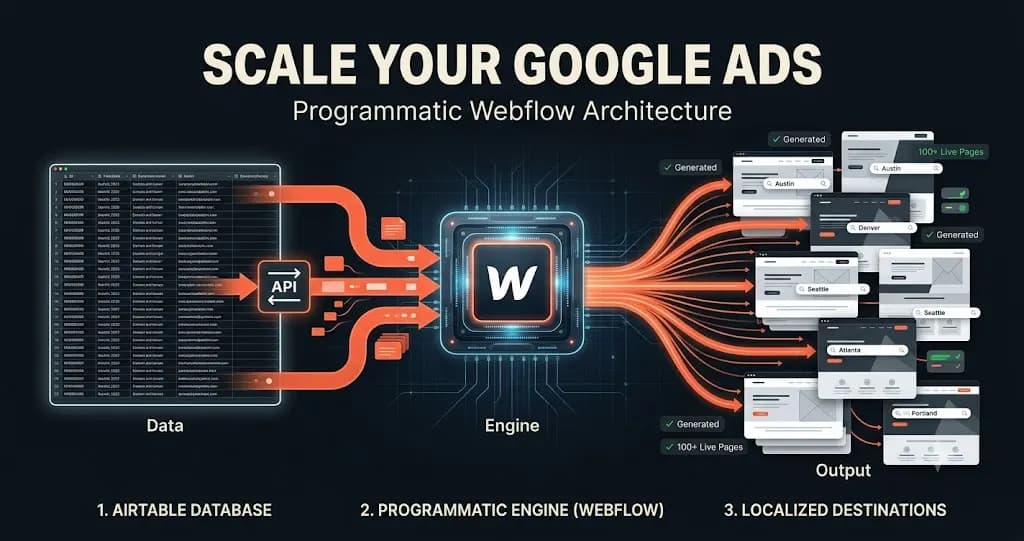 Programmatic Webflow landing pages